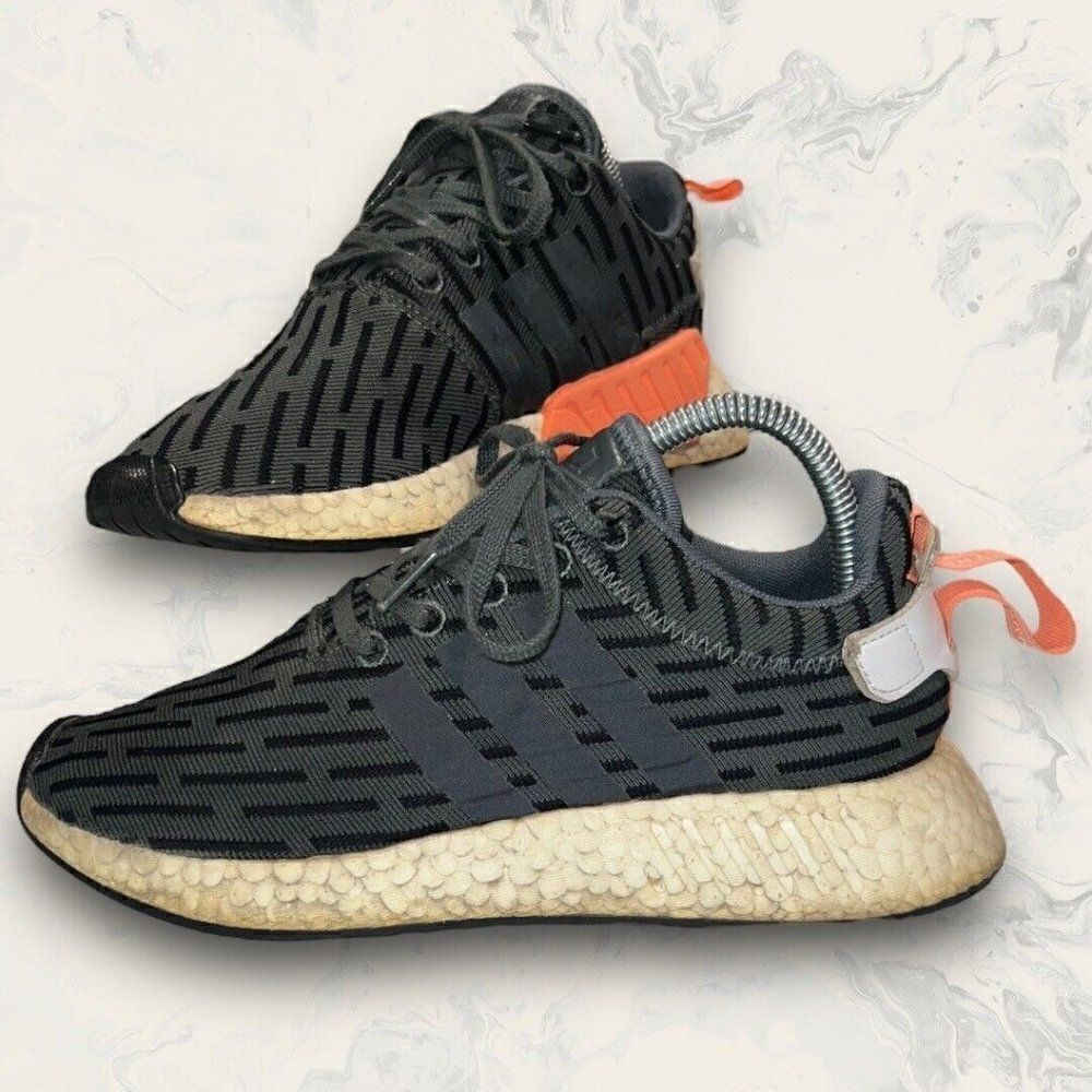 Adidas NMD R2 Utility Ivy 2017 Green Orange Shoe Women’s Size 7.5 - BA7259